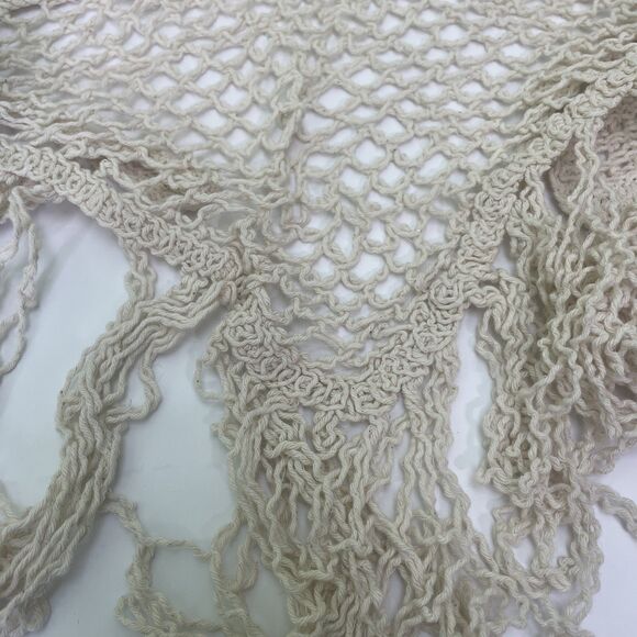 Beige Crochet Fringe Top - Picture 2 of 5
